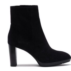 Aquatalia Reagan Black Suede Bootie - 8.5